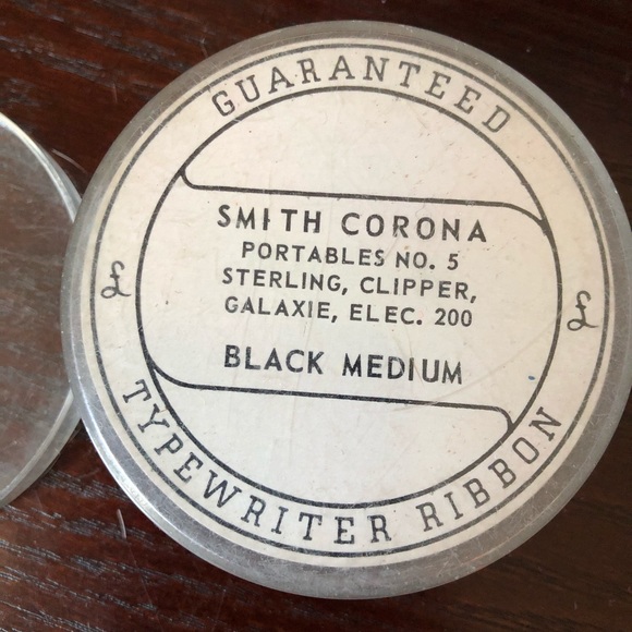 VINTAGE Typewriter Ribbon Container